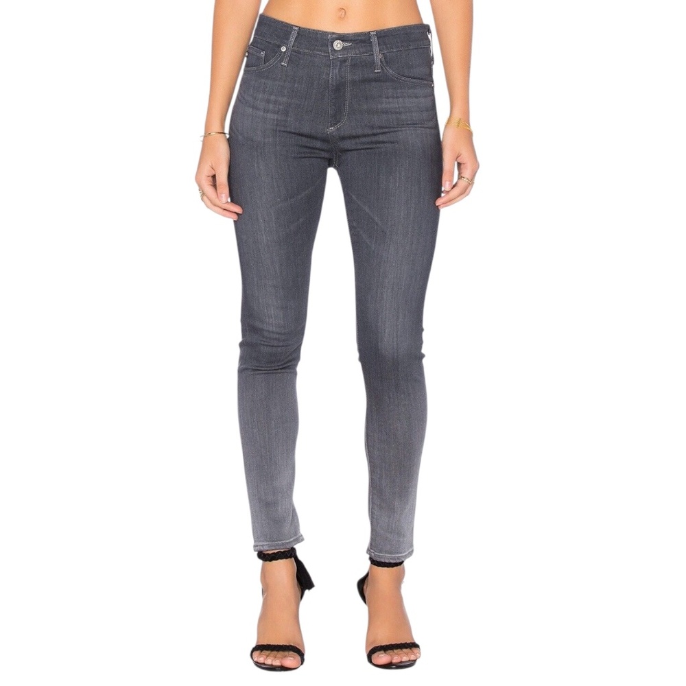 AG Adriano Goldschmied Farrah Skinny Crop in Echo Sounding Size 26